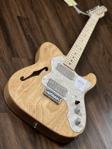 Fender Japan Traditional II 70s Telecaster Thinline with Maple FB in Natural