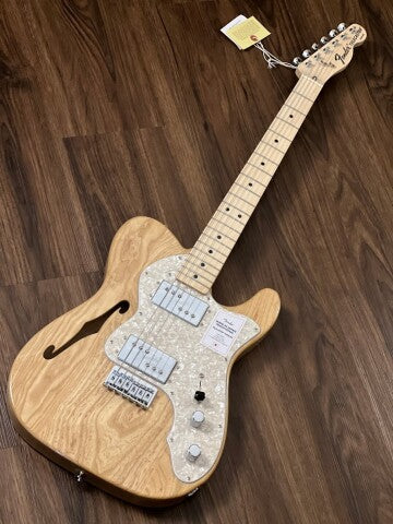 Fender Japan Traditional II 70s Telecaster Thinline with Maple FB in Natural