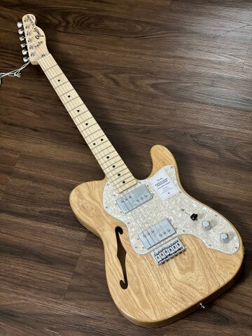 Fender Japan Traditional II 70s Telecaster Thinline with Maple FB in Natural