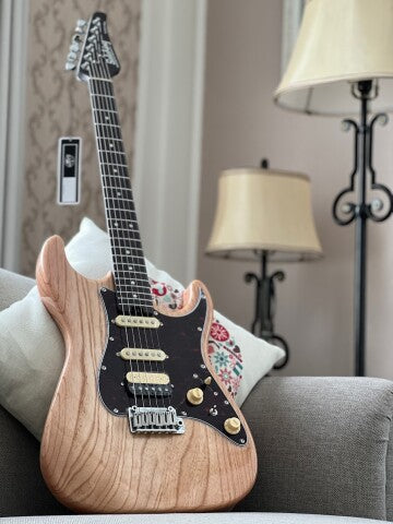 Soloking MS-1 Classic ASH in Yellow Natural with One Piece Rosewood Neck Nafiri Special Run