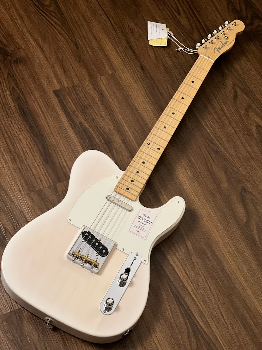 Fender Japan Traditional II 50s Telecaster with Maple FB in White Blonde