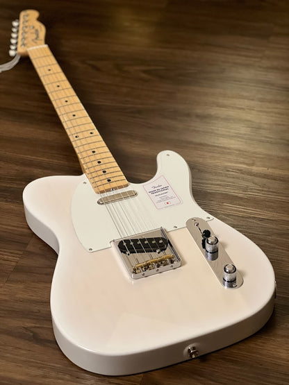 Fender Japan Traditional II 50s Telecaster with Maple FB in White Blonde