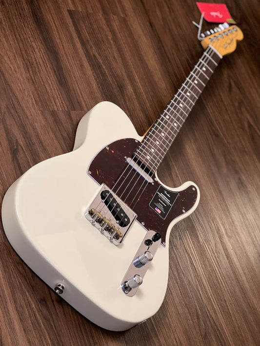 Fender American Professional II Telecaster with Rosewood FB in Olympic White