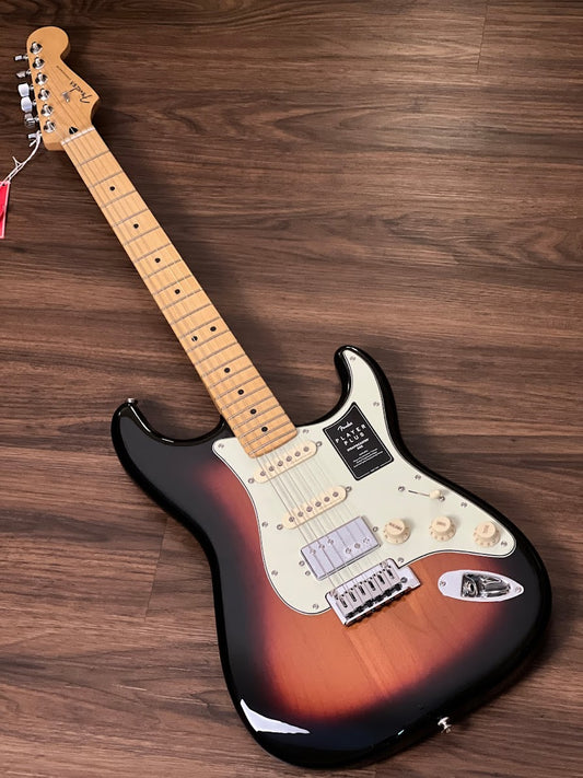 Fender Player Plus HSS Stratocaster with Maple FB in 3-Color Sunburst