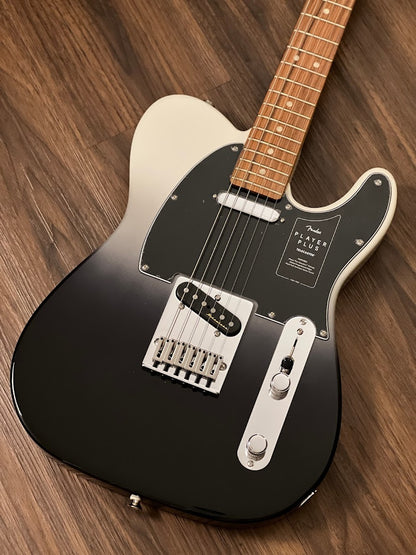 Fender Player Plus Telecaster พร้อม Pau Ferro FB สี Silver Smoke