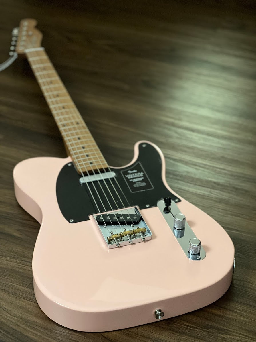 Fender Limited Edition Vintera 50s Telecaster ดัดแปลงด้วย Roasted Maple FB ใน Shell Pink