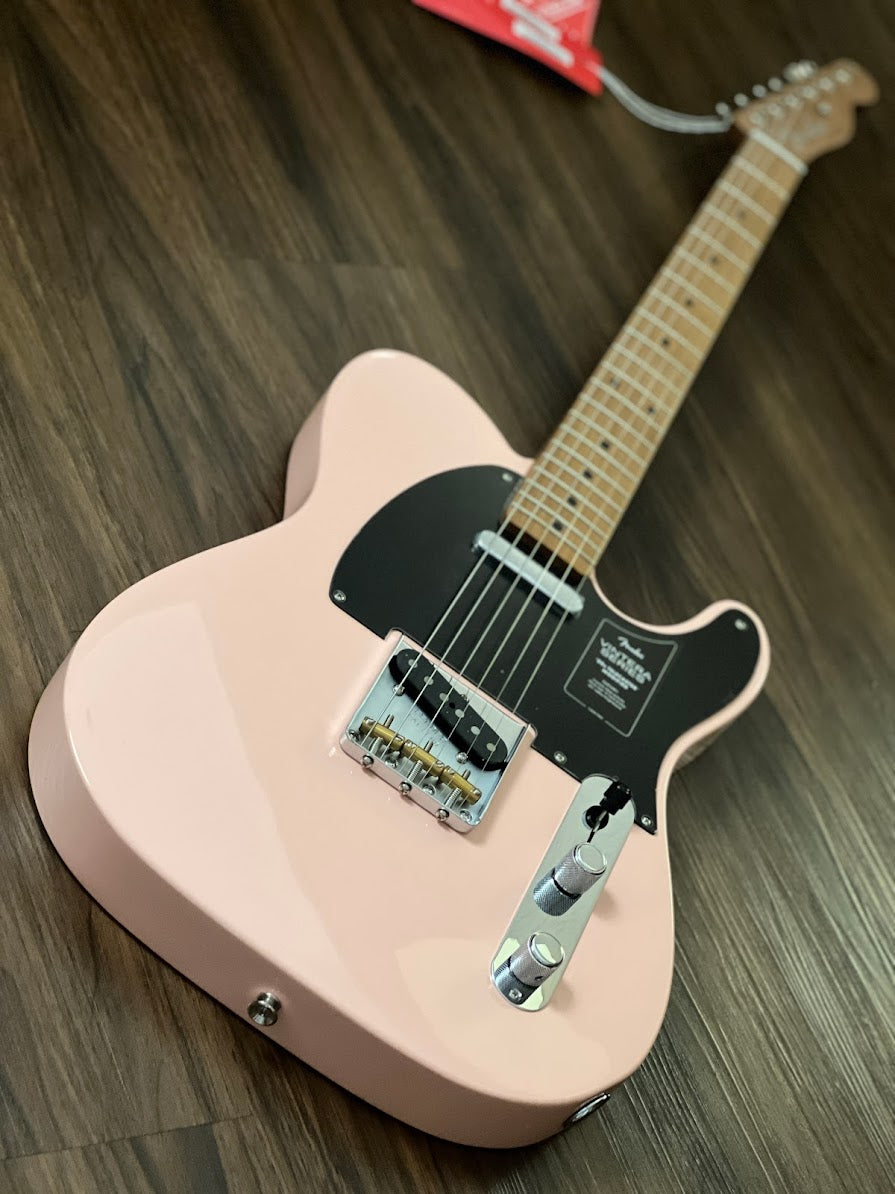 Fender Limited Edition Vintera 50s Telecaster ดัดแปลงด้วย Roasted Maple FB ใน Shell Pink