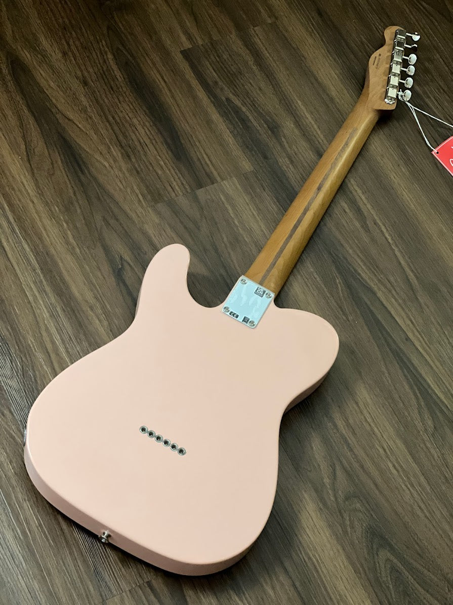 Fender Limited Edition Vintera 50s Telecaster ดัดแปลงด้วย Roasted Maple FB ใน Shell Pink
