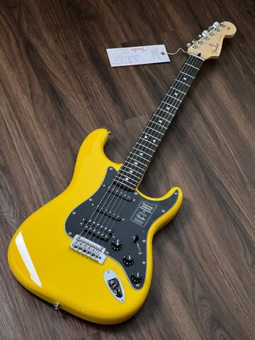 Fender Limited Edition Player HSS Stratocaster with Ebony FB in Neon Yellow