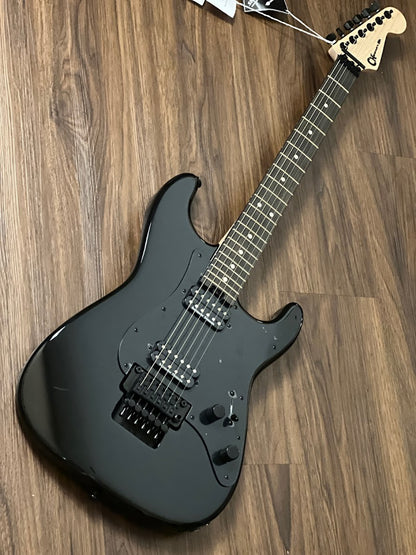 Charvel Pro Mod So-Cal Style 1 HH with Floyd Rose and Ebony FB in Black