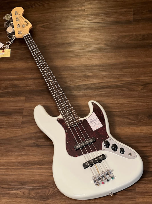 Fender Japan Traditional II 60s Jazz Bass พร้อม Rosewood FB สี Olympic White