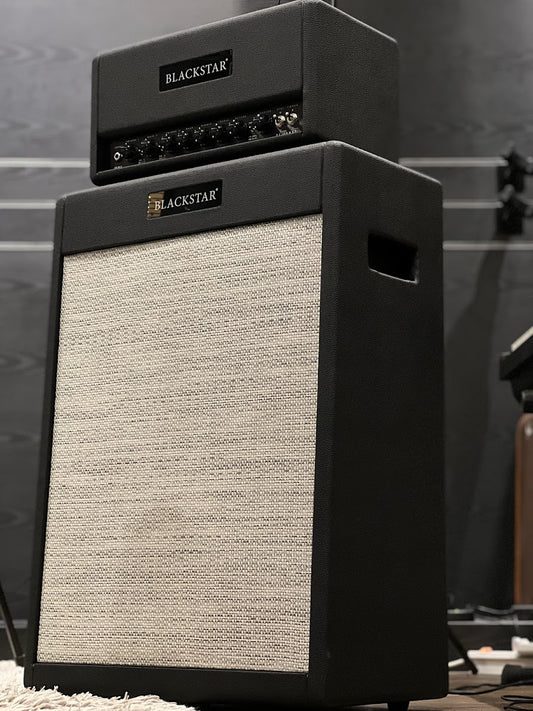 Blackstar St. James 50-watt Tube Head with 6L6 Tubes + St. James 212VOC Black Cabinet
