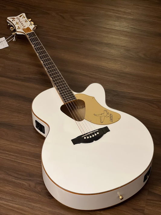 Gretsch G5022CWFE Rancher Falcon Jumbo Acoustic Electric in White
