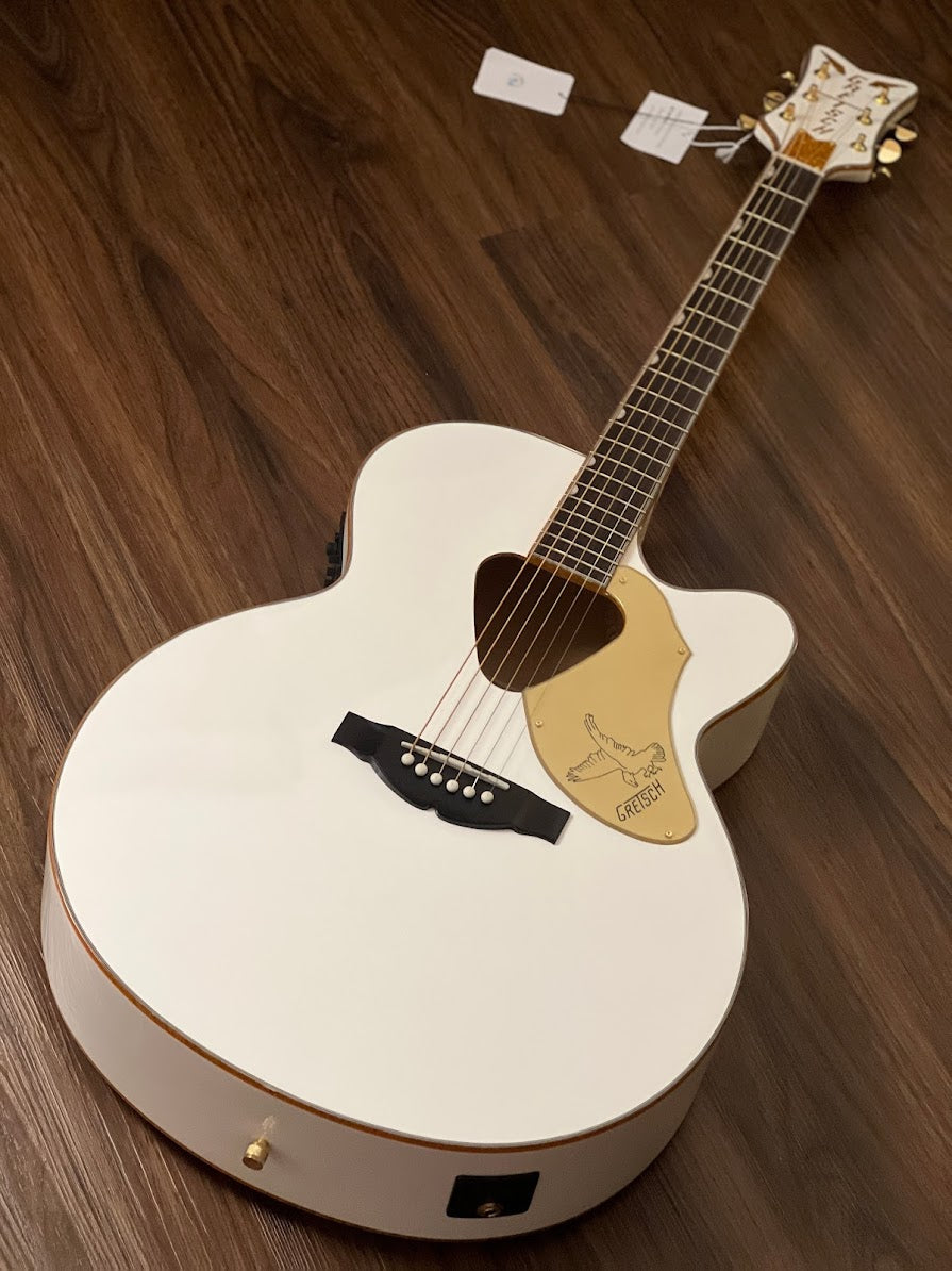 Gretsch G5022CWFE Rancher Falcon Jumbo Acoustic Electric in White