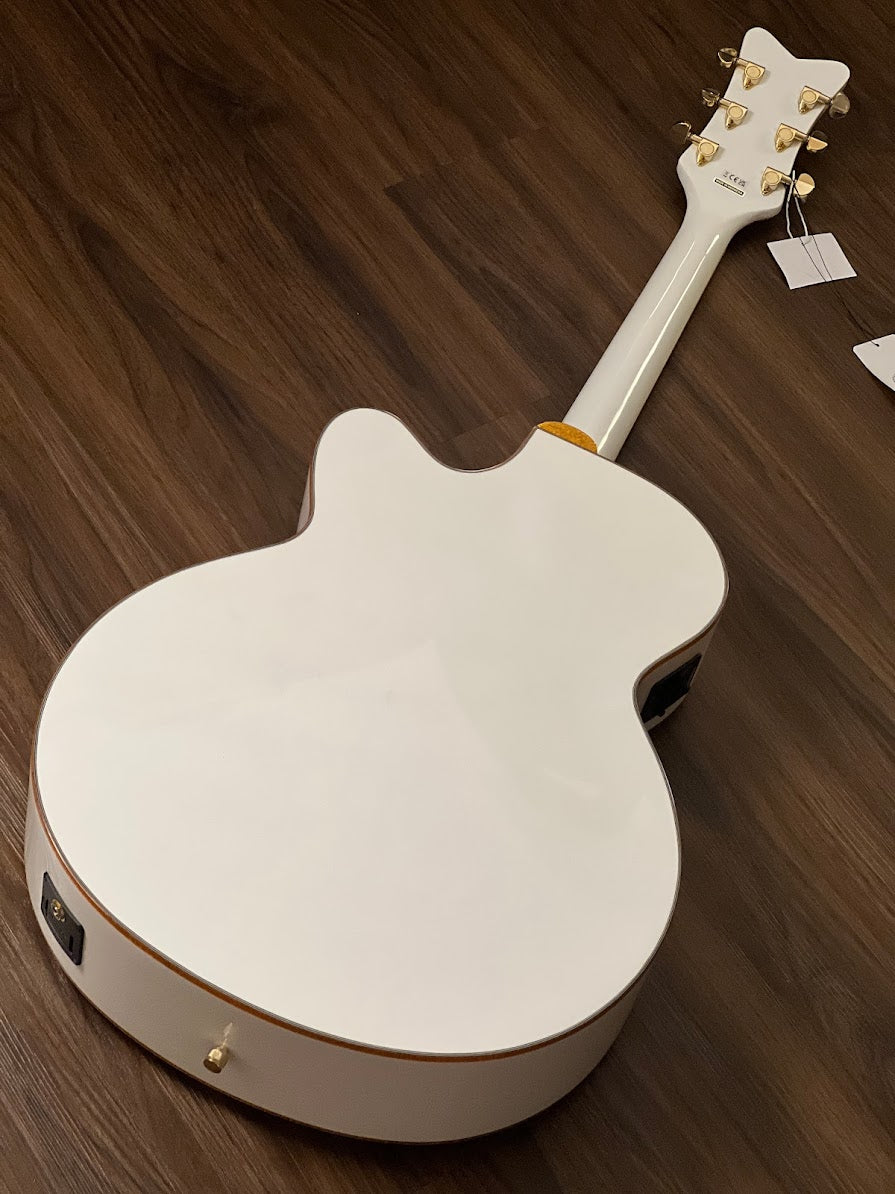 Gretsch G5022CWFE Rancher Falcon Jumbo Acoustic Electric in White