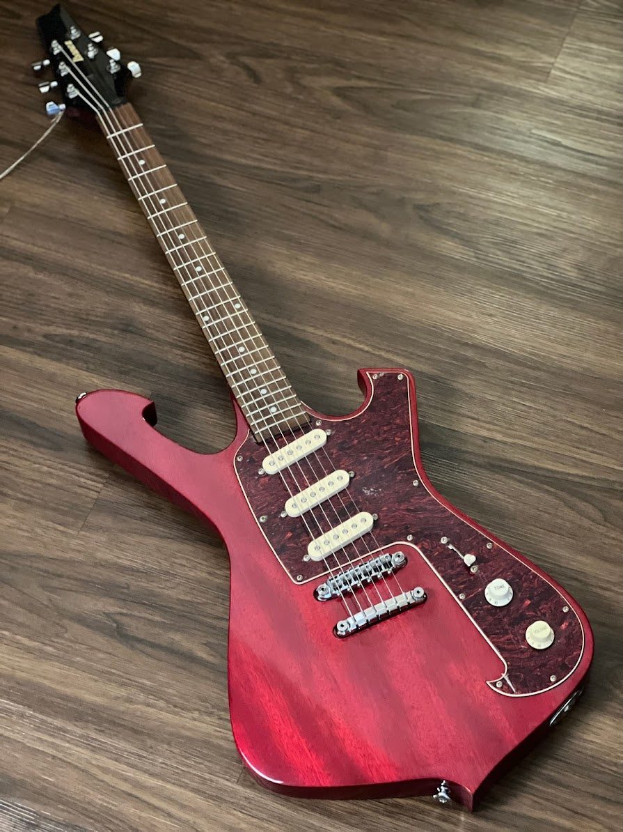 Ibanez FRM100 TR Paul Gilbert Fireman Signature in Transparent Red