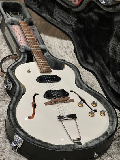 Epiphone Goerge Thorogood White Fang ES-125TDC with Case in Bone White