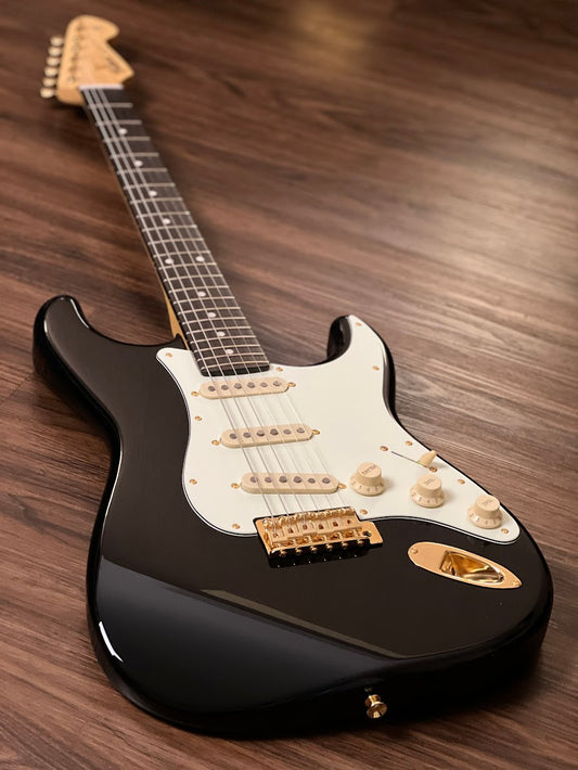 Tokai AST-SATRIA BB/R Goldstar Sound Japan Satria STM Signature สีดำ ฮาร์ดแวร์สีทอง 