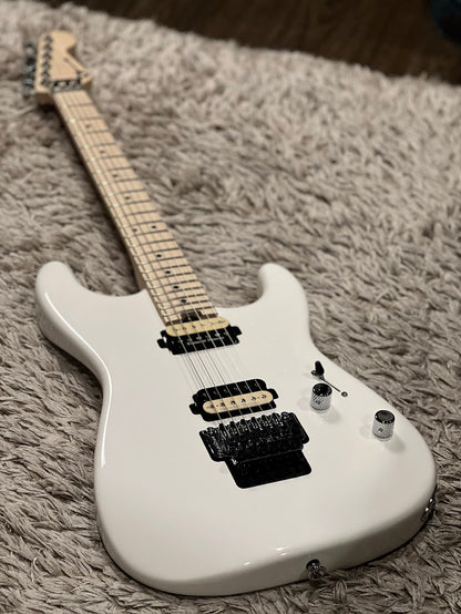 Charvel Pro-Mod San Dimas Style 1 HH Floyd Rose with Maple FB in Snow White