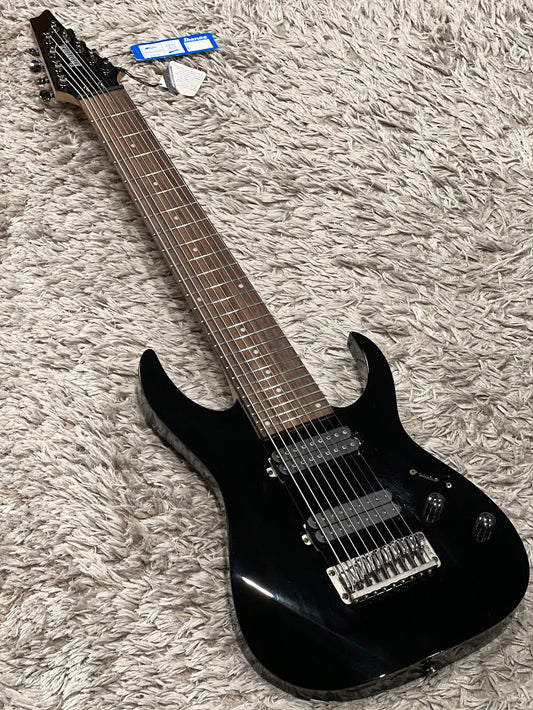 Ibanez RG9-BK 9 String in Gloss Black With Case