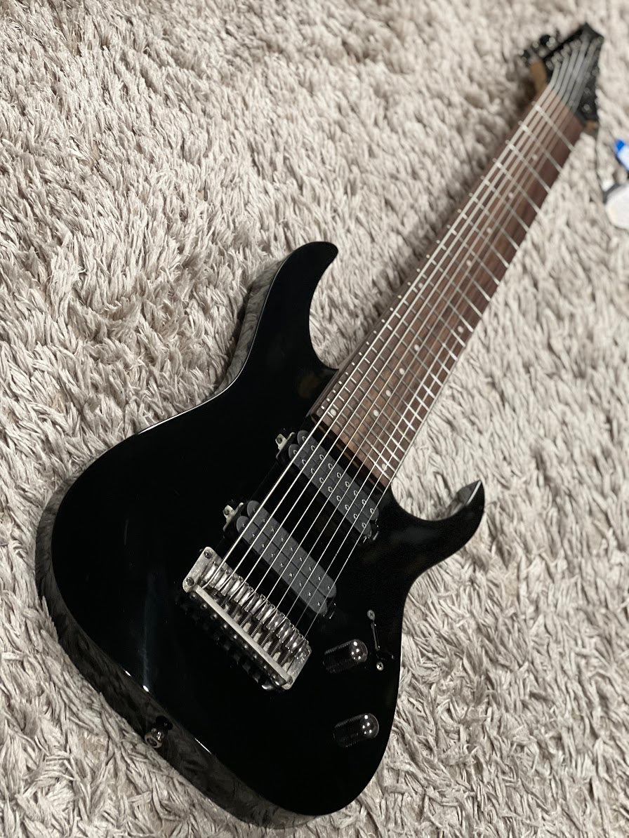 Ibanez RG9-BK 9 String in Gloss Black With Case