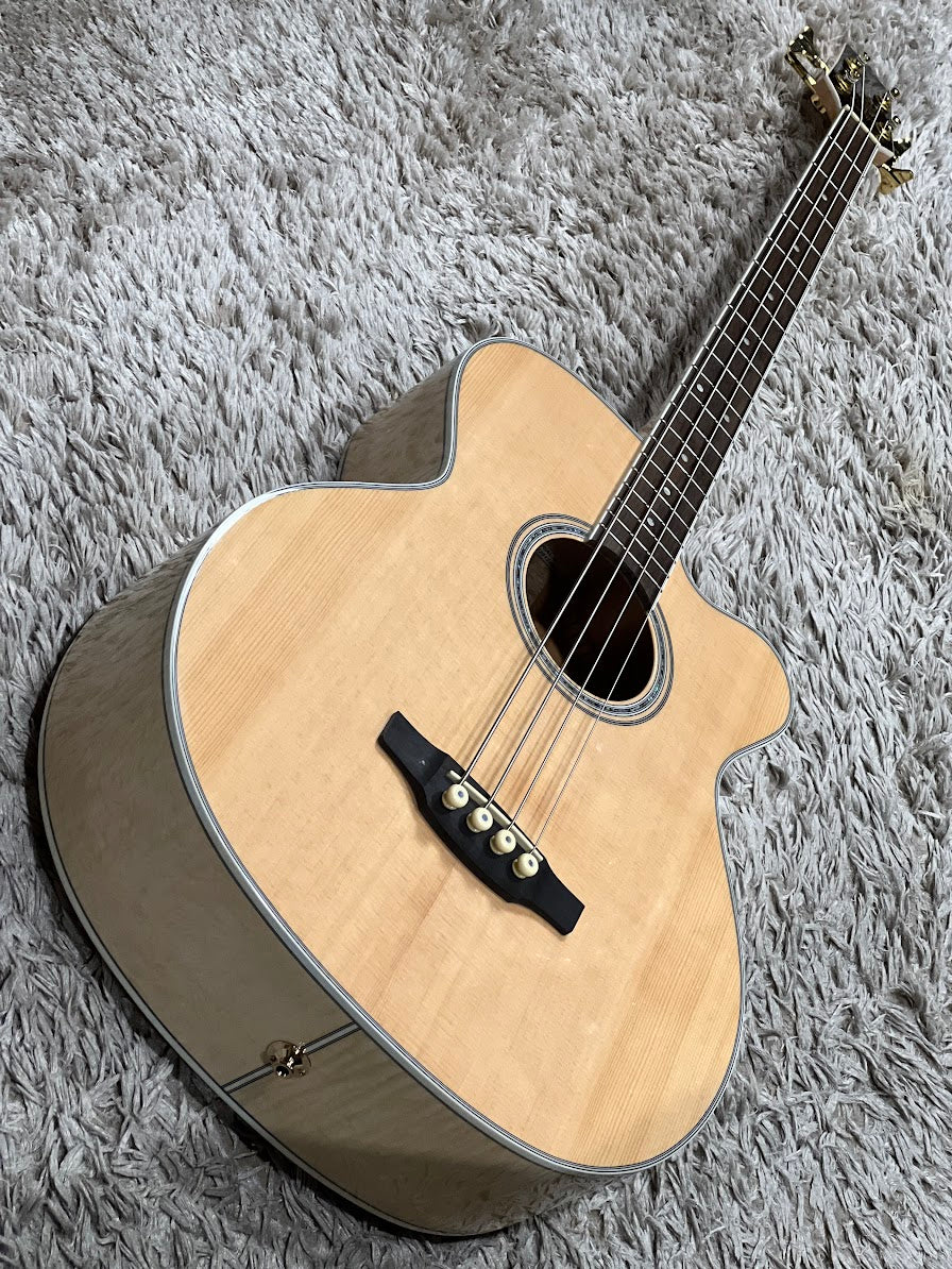 Takamine GB72CE Jumbo Acoustic Bass Guitar - Natural
