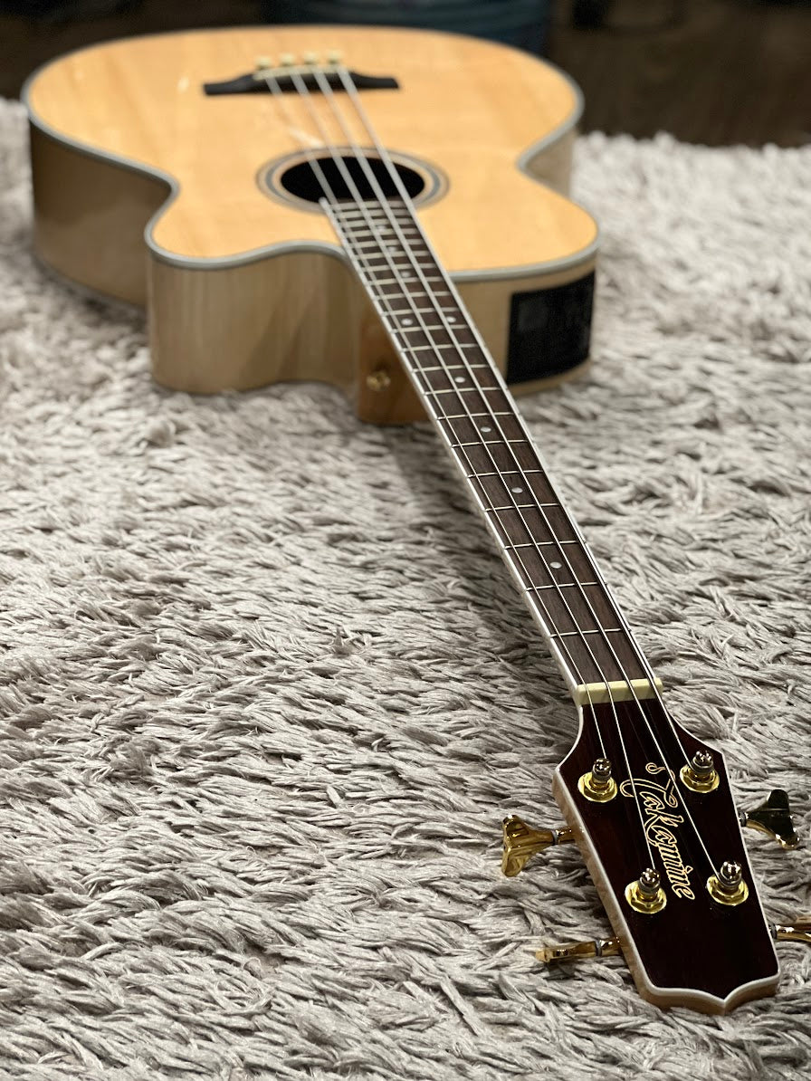 Takamine GB72CE Jumbo Acoustic Bass Guitar - Natural