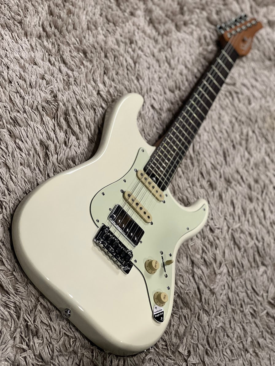 Schecter Nick Johnston Traditional HSS in Atomic Snow