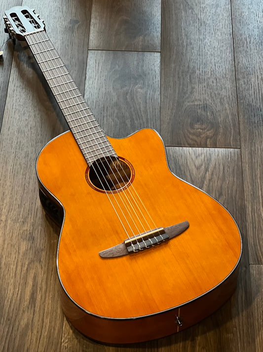 Yamaha NCX1 Acoustic Electric Nylon String in Yellow Natural