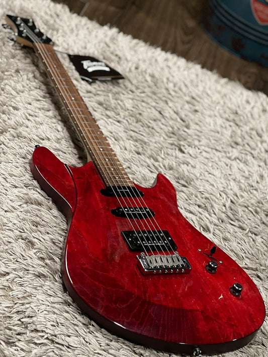 Framus Teambuilt Pro Series Diablo II Pro - Burgundy Red Transparent Satin