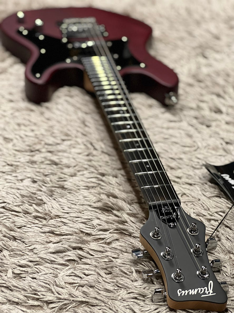 Framus Diablo D-Series in Burgundy Red Transparent Satin