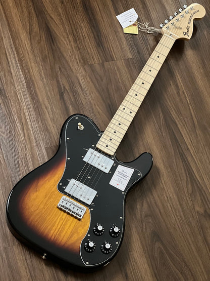Fender Japan Traditional II 70s Telecaster Deluxe with Maple FB in 3-Tone Sunburst