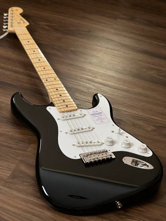 Fender Japan Traditional II 50s Stratocaster with Maple FB in Black