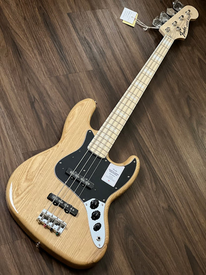 Fender Japan Traditional II 70s Jazz Bass พร้อม Maple FB สีธรรมชาติ