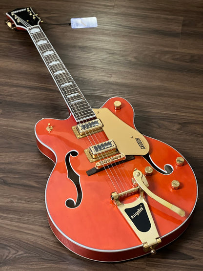 Gretsch G5422TG Electromatic Hollowbody DoubleCut with Bigsby in Orange Stain