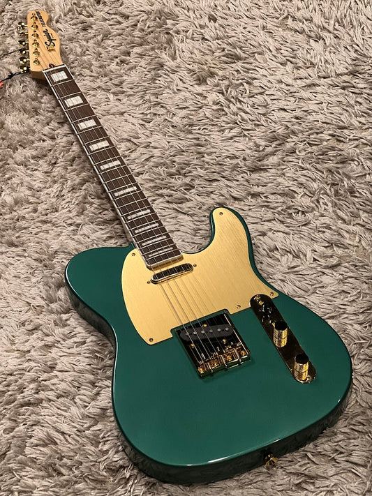 Squier 40th Anniversary Gold Edition Telecaster in Sherwood Green Metallic