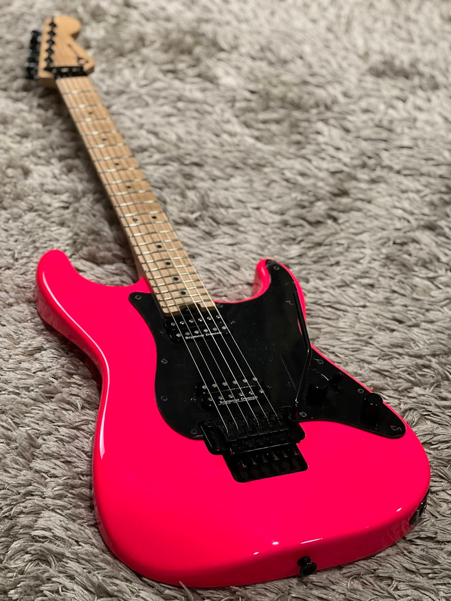 Charvel Pro-Mod So-Cal Style 1 HH FR with Maple FB in Neon Pink