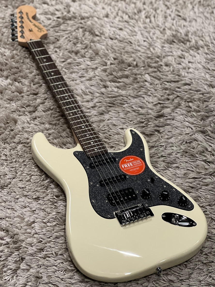 Squier FSR Affinity Series Stratocaster HSS with Laurel FB in Olympic White