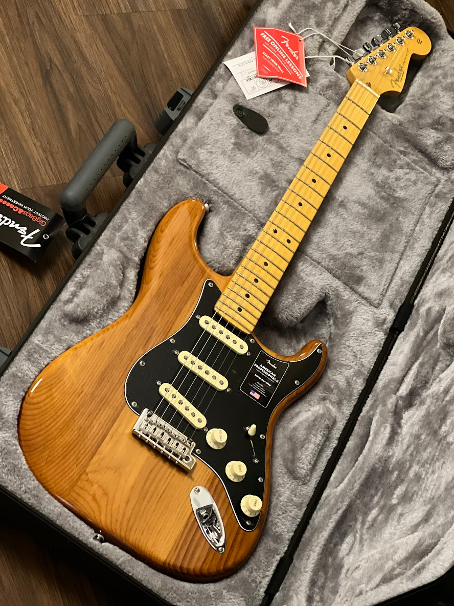 Fender American Professional II Stratocaster พร้อม Maple FB สี Roasted Pine