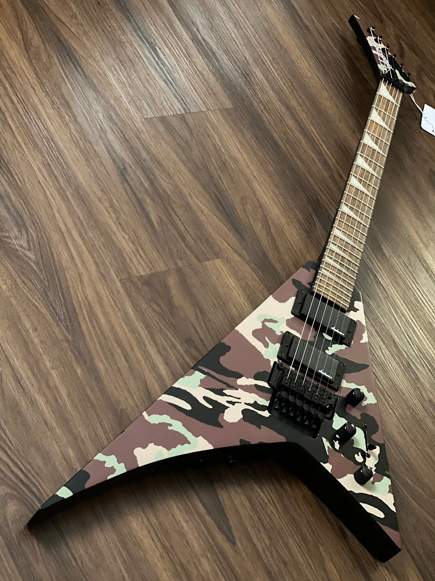 Jackson X Series Rhoads RRX24 with Laurel FB in Woodland Camo ...