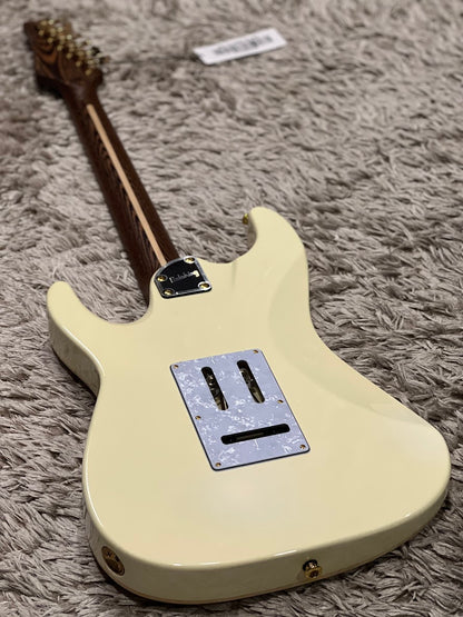 Soloking MS-1 Classic Flat Top in Vintage White with One Piece Wenge Neck Nafiri Special Run