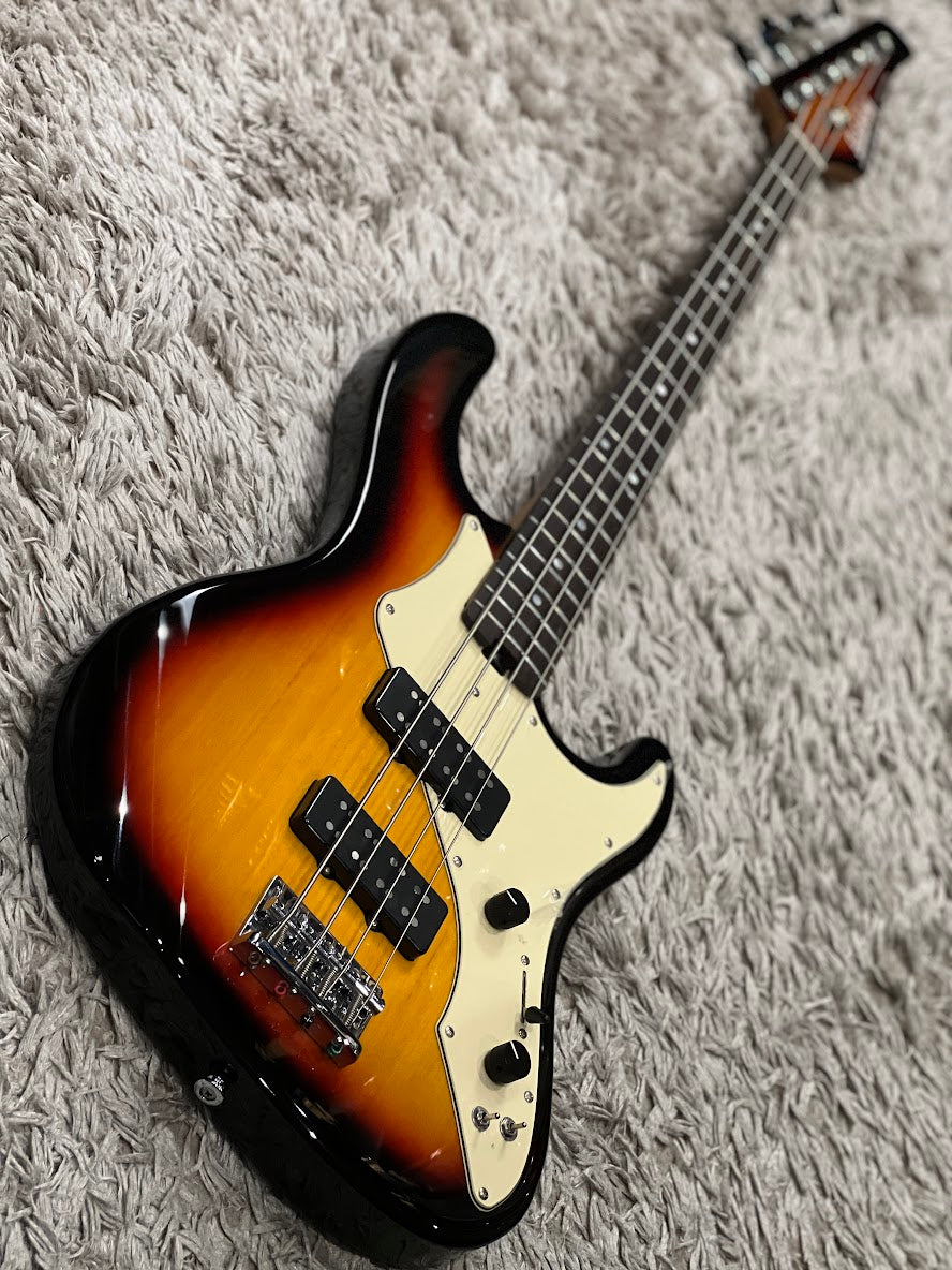 Soloking MJ-1 Classic Bass in 3 Tone Sunburst with Roasted Maple Neck