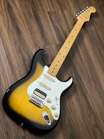 Fender JV Modified 50s Stratocaster HSS with Maple FB in 2-Color Sunburst