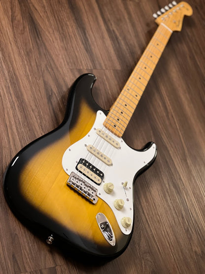 Fender JV Modified 50s Stratocaster HSS with Maple FB in 2-Color Sunburst