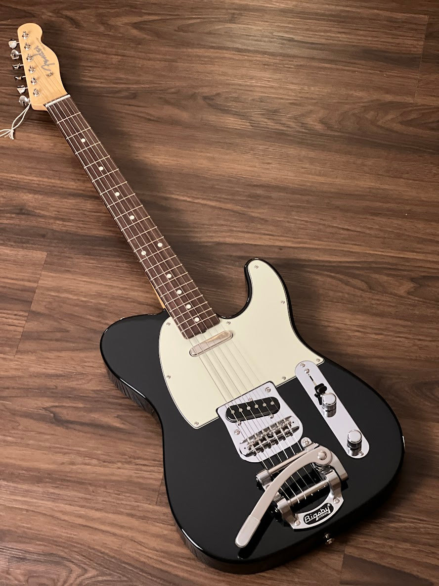 Fender Japan Limited Edition Traditional 60s Telecaster with Bigsby Rosewood FB in Black