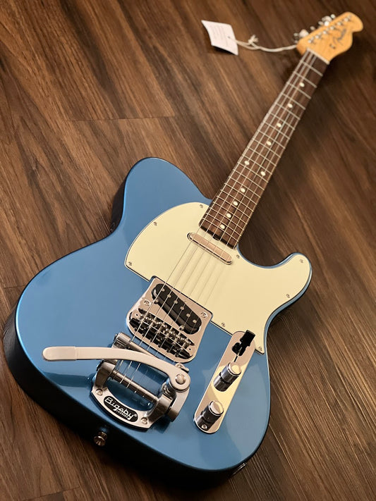 Fender Japan Limited Edition Traditional 60s Telecaster with Bigsby Rosewood FB in Lake Placid Blue