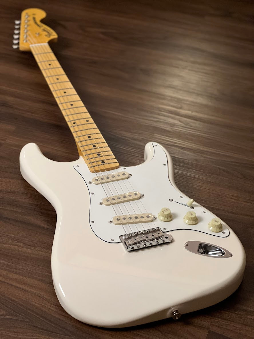 Fender JV Modified 60s Stratocaster with Maple FB in Olympic White
