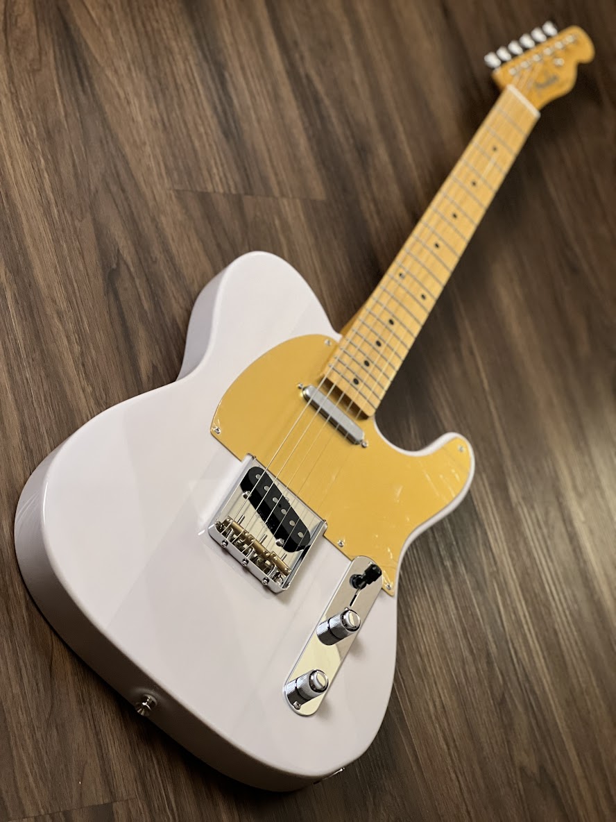 Fender JV Modified 50s Telecaster with Maple FB in White