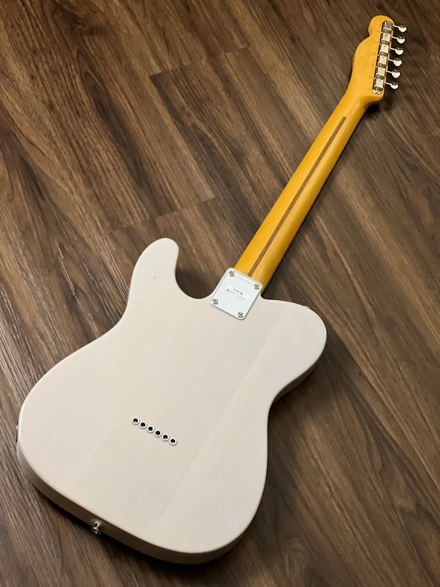 Fender JV ดัดแปลง Telecaster ยุค 50 ด้วย Maple FB ใน White Blonde