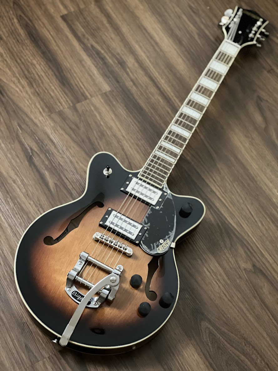 Gretsch G2655T Streamliner Centre Block Jr Double-Cut with Bigsby in Brownstone Maple